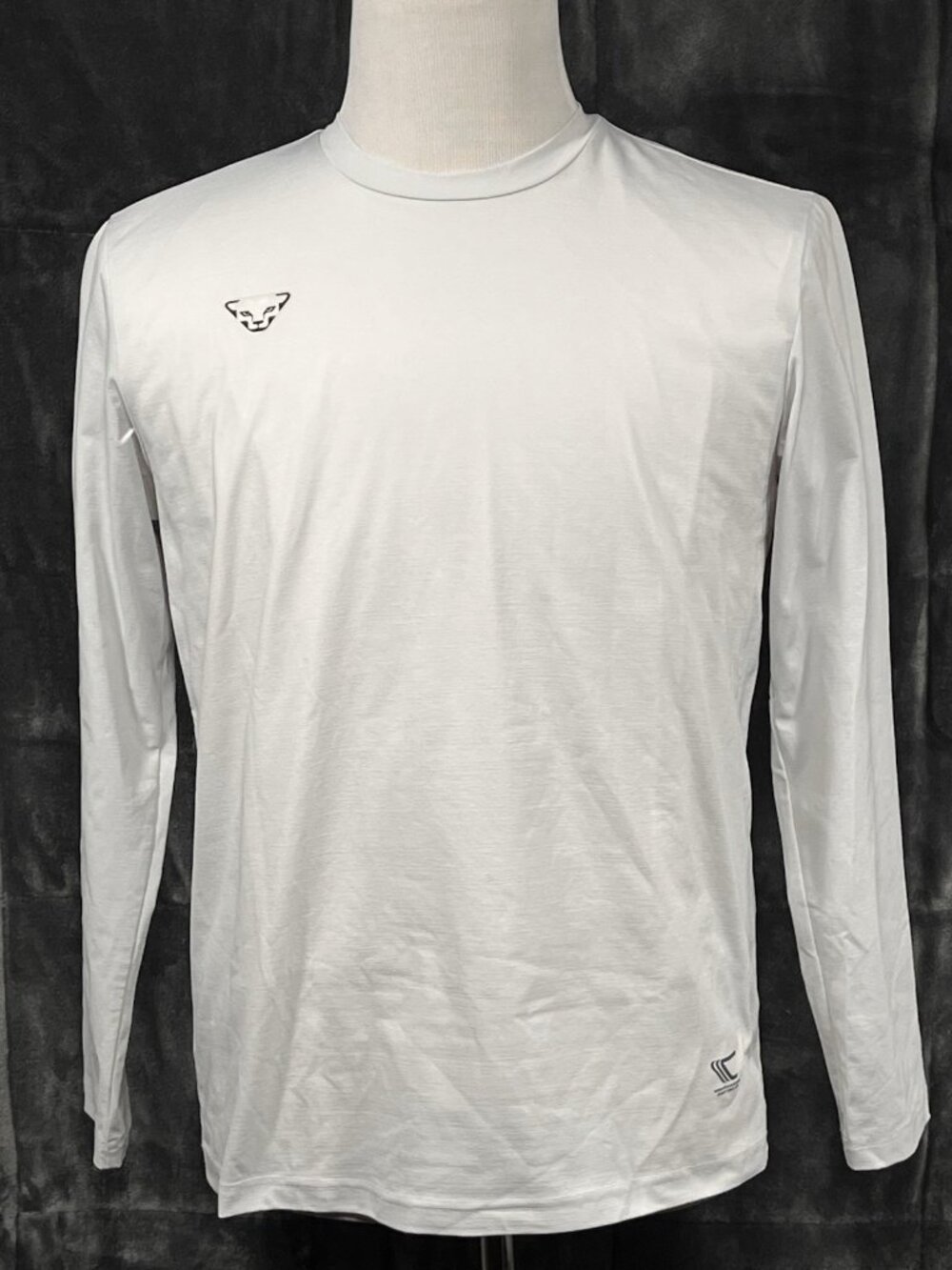 Dynafit Long Sleeve Performance Shirt Mens L Off White Running Athletic Logo